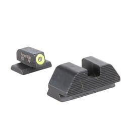Ameriglo Protector Grn Trit w/LumiGreen Outline Front, Black Serrated Rear Sight Set for S&W M&P (2.0 Core Dovetail) SW-534