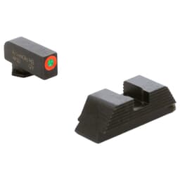 Ameriglo Protector Green Tritium w/Orange Outline Front, Black Serrated Rear Sight Set for Walther PDP WA-433