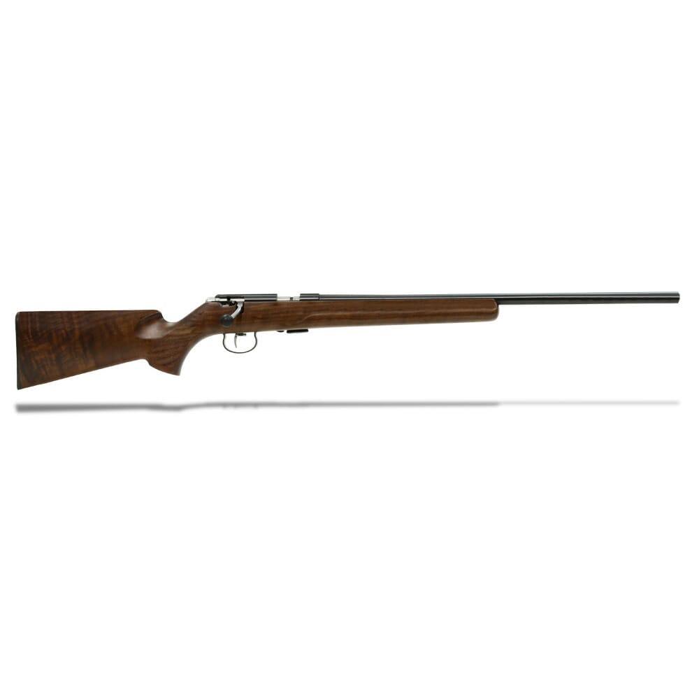Anschutz 1416 D HB .22 LR Walnut Beavertail BA 23" Bbl Blue Rifle w/5098 Match Trigger 013293