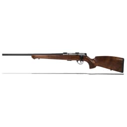 Anschutz 1727L F .17 HMR Walnut German 22" Bbl LH Rifle w/5020 2-Stage Trigger 013666