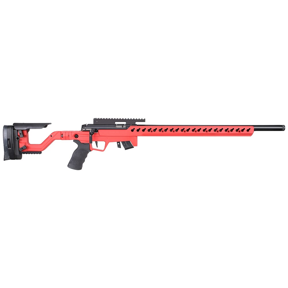 Anschutz 1727F .22 LR 23" Bbl Fire Red Rifle w/5020 2-Stage Trigger AI AT-X Chassis & 30MOA Rail 0A016793AIFR