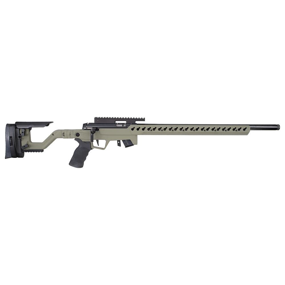 Anschutz 1727F .22 LR 23&quot; Bbl Sage Green Rifle w/5020 2-Stage Trigger AI AT-X Chassis &amp; 30MOA Rail 0A016793AIFR