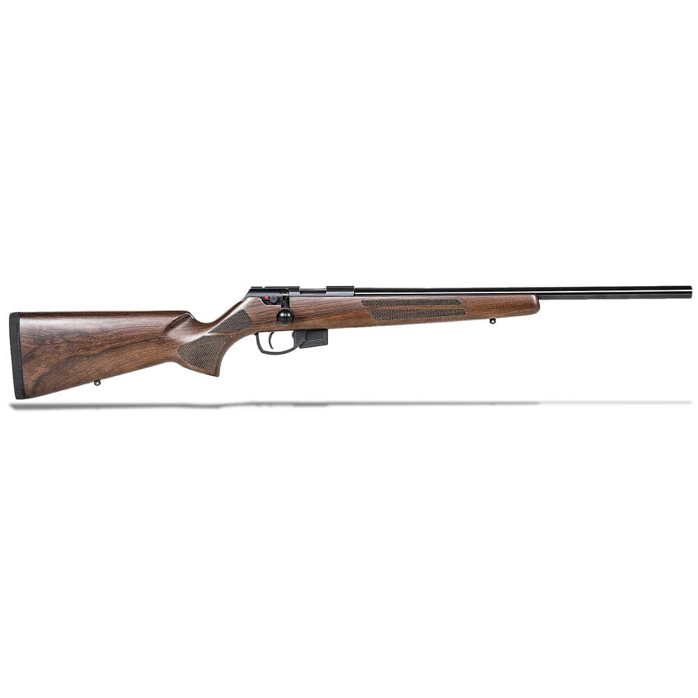 Anschutz 1761 D HB .17 HMR G-28 Walnut Classic 18" Bbl GSI Rifle w/Single-Stage Trigger 015149