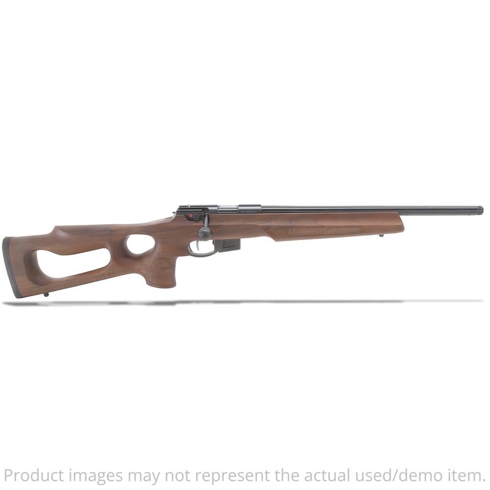 Anschutz 1761 HB .22 LR G-28 Walnut Thumbhole 18" Bbl Rifle w/Single-Stage Trigger 015614 STORE DISPLAY Very Minor Chips in Wood UA5104