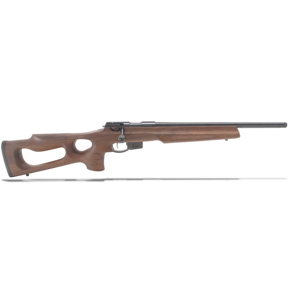 Anschutz 1761 HB .22 LR G-28 Walnut Thumbhole 18&quot; Bbl Rifle w/Single-Stage Trigger 015614 STORE DISPLAY Very Minor Chips in Wood UA5104