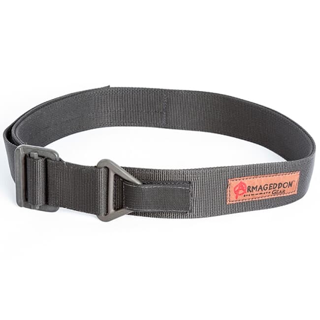 Armageddon Gear Riggers Belt w/V-Link Lg 36-40 Black AG0589