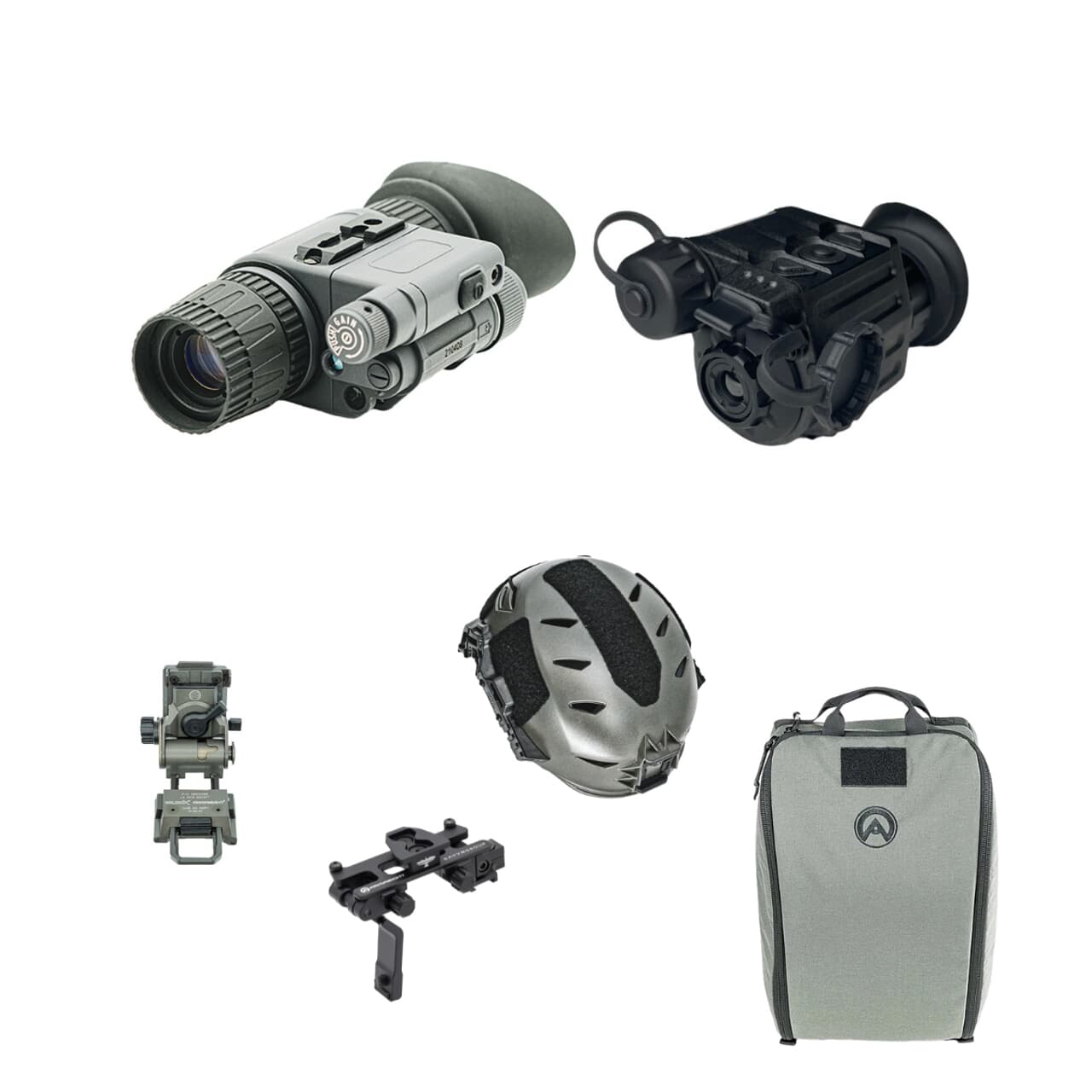 Armasight MNVD-51 Gen 3 Pinn MIN 2000 FOM WP Night Vision Monocular & Sidekick 320 Mini Thermal Monocular Kit KMNVD5GXSIDE32