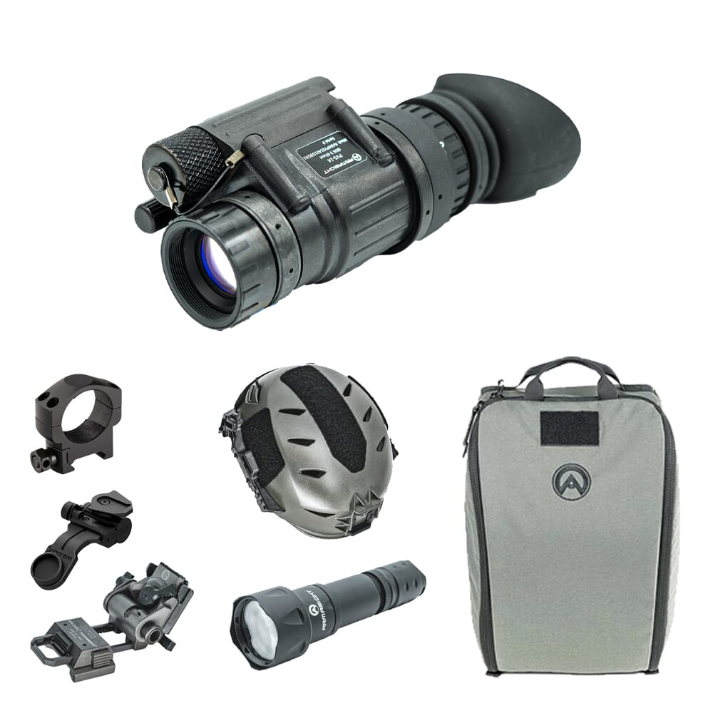 Armasight PVS-14 Gen 3 Pinn MIN 2376 FOM WP Night Vision Monocular Premium Kit KPVS14GHPREMI