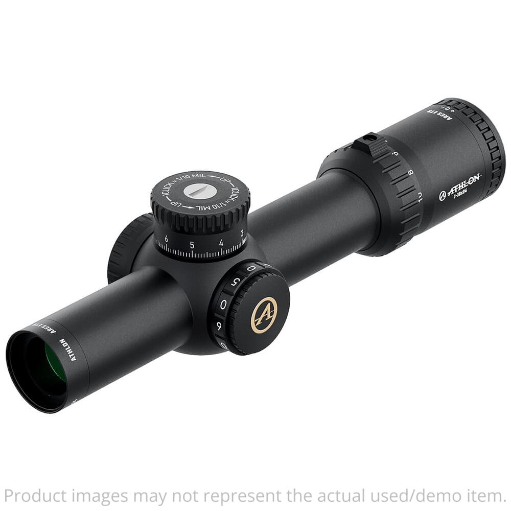 USED Athlon Ares ETR 1-10x24mm ATMR3 FFP IR MIL Riflescope 212104 - Light Mount Marks USED8468