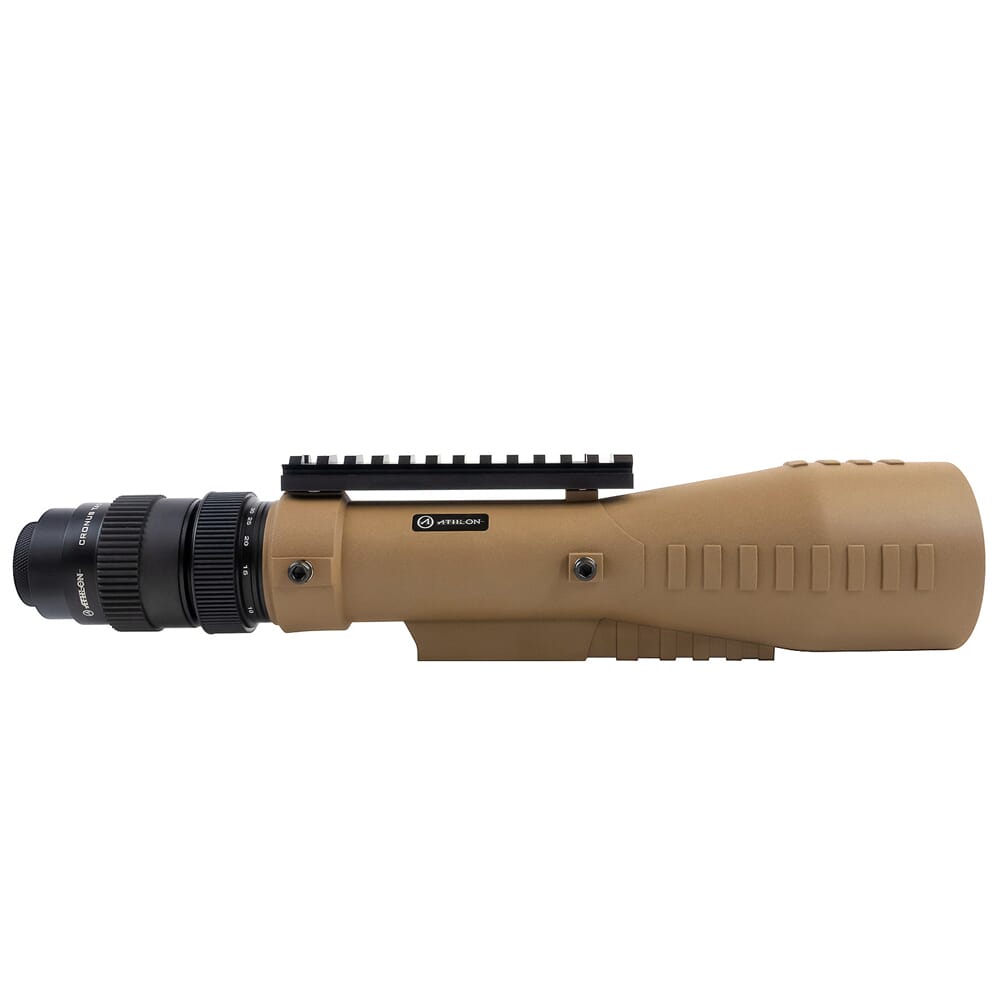 Athlon Cronus Tactical 742x60mm UHD Straight Tan Spotting Scope w/Ranging Reticle 311003T For