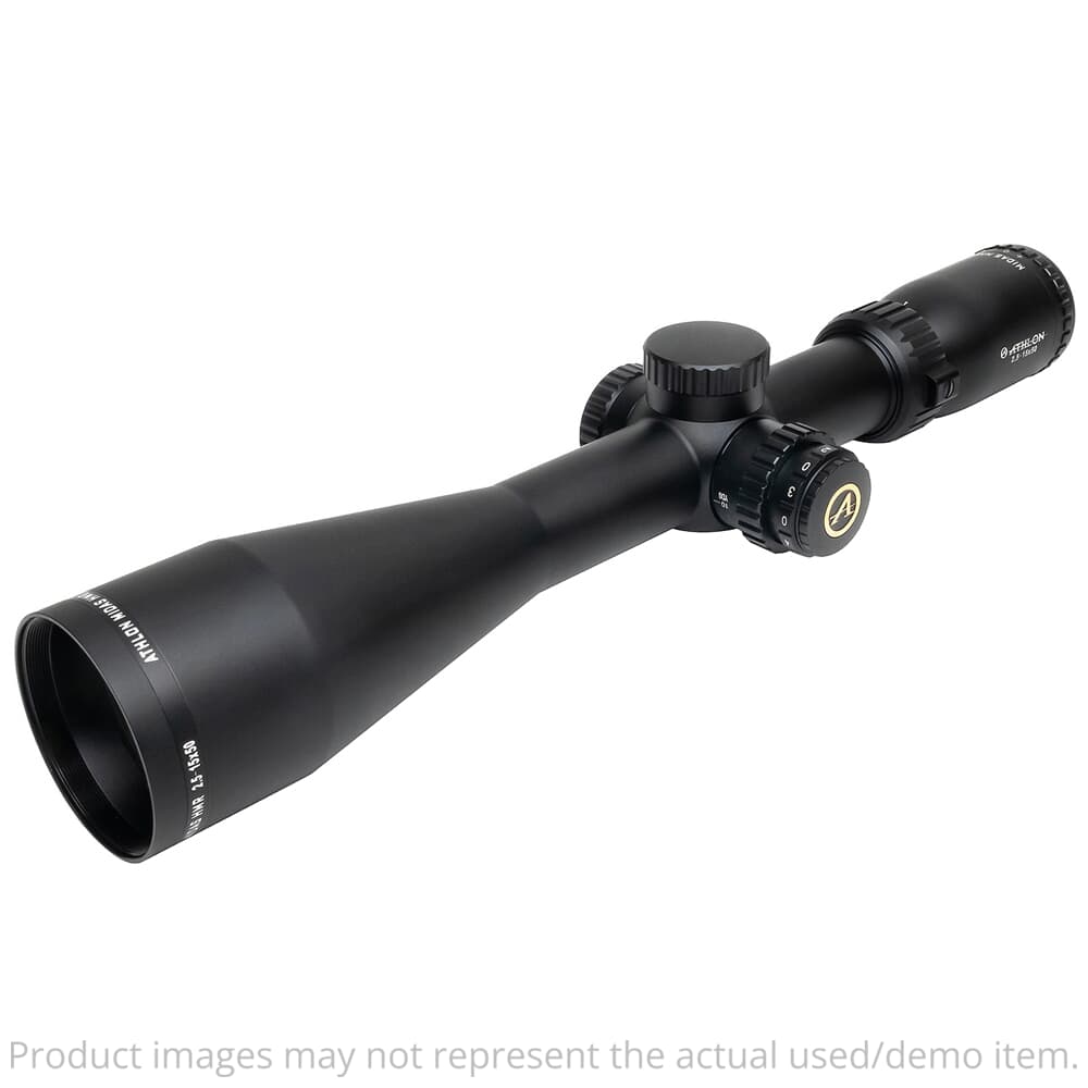 OPEN BOX DEMO Athlon Midas HMR 2.5-15x50mm Capped Side Focus 30mm BDC600A SFP IR Riflescope 213051 - Like New Condition - MissingLlens Caps USED9885