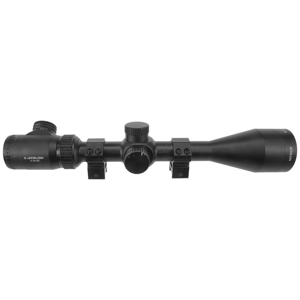 Athlon USED Talos 6-24x50mm CSF 1" BDC 600 SFP IR Riflescope 215012 Mounted, Rings Attached; Scratches on Eye Piece & Turrets; No Box UA2370