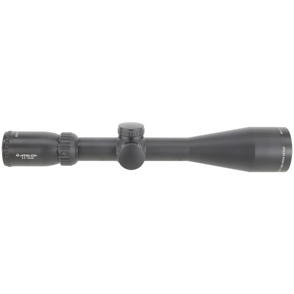 Athlon USED Midas HMR 2.5-15x50mm Capped Side Focus 30mm BDC600A SFP IR Riflescope 213051 - Light Ring Marks UA2752 UA2752