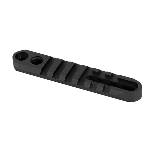 B&amp;T Industries 4&quot; Flush Cup 1913 Rail: flat back, center-to-center hole spacing of 2.2 - 3.5&quot; approx. BT17