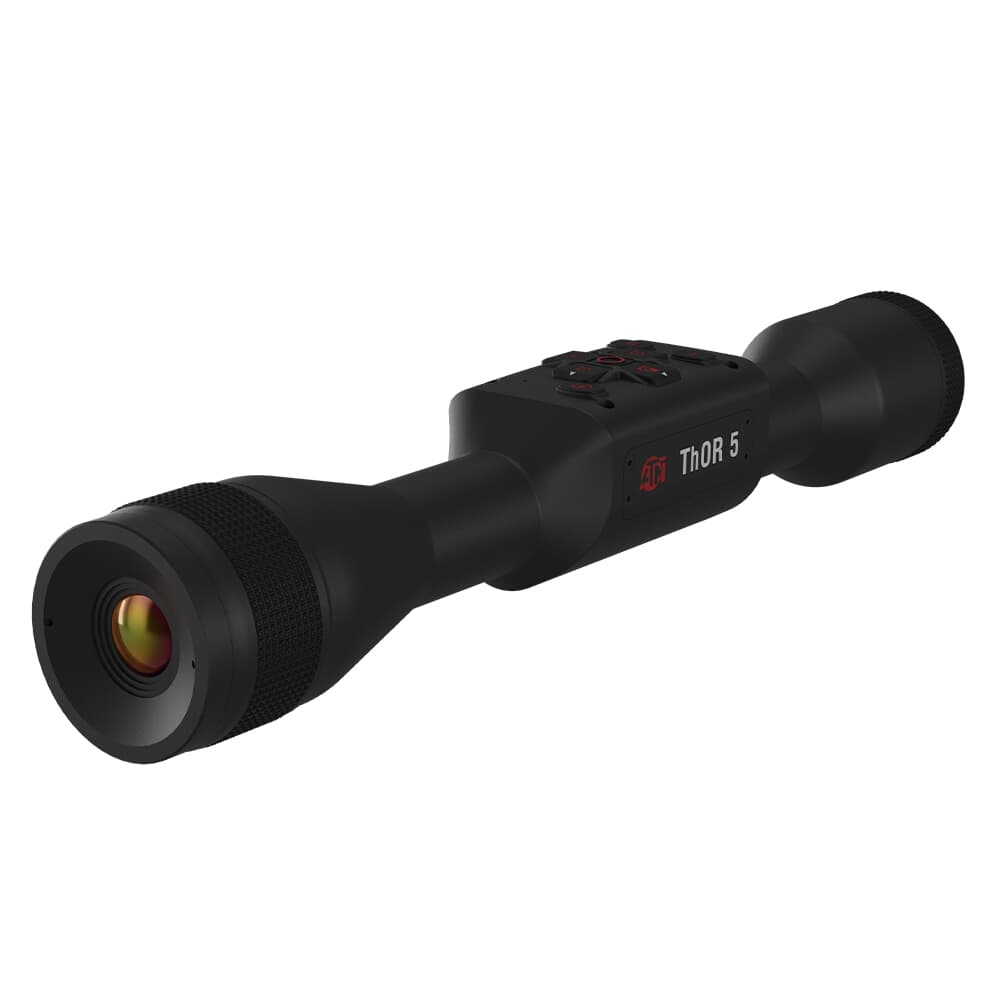 ATN ThOR 5 320x240, 12 Micron Thermal Imaging Riflescope with Full HD Video, Wi-Fi, Ballistic Calculator, &amp; More TIWST5320A