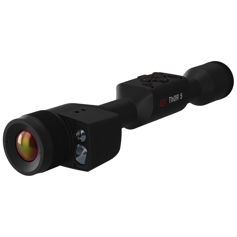 ATN ThOR 5 320x240, 12 Micron Thermal Imaging Riflescope with Laser Rangefiner, Full HD Video, Wi-Fi, Ballistic Calculator, &amp; More TIWST5320ALRF