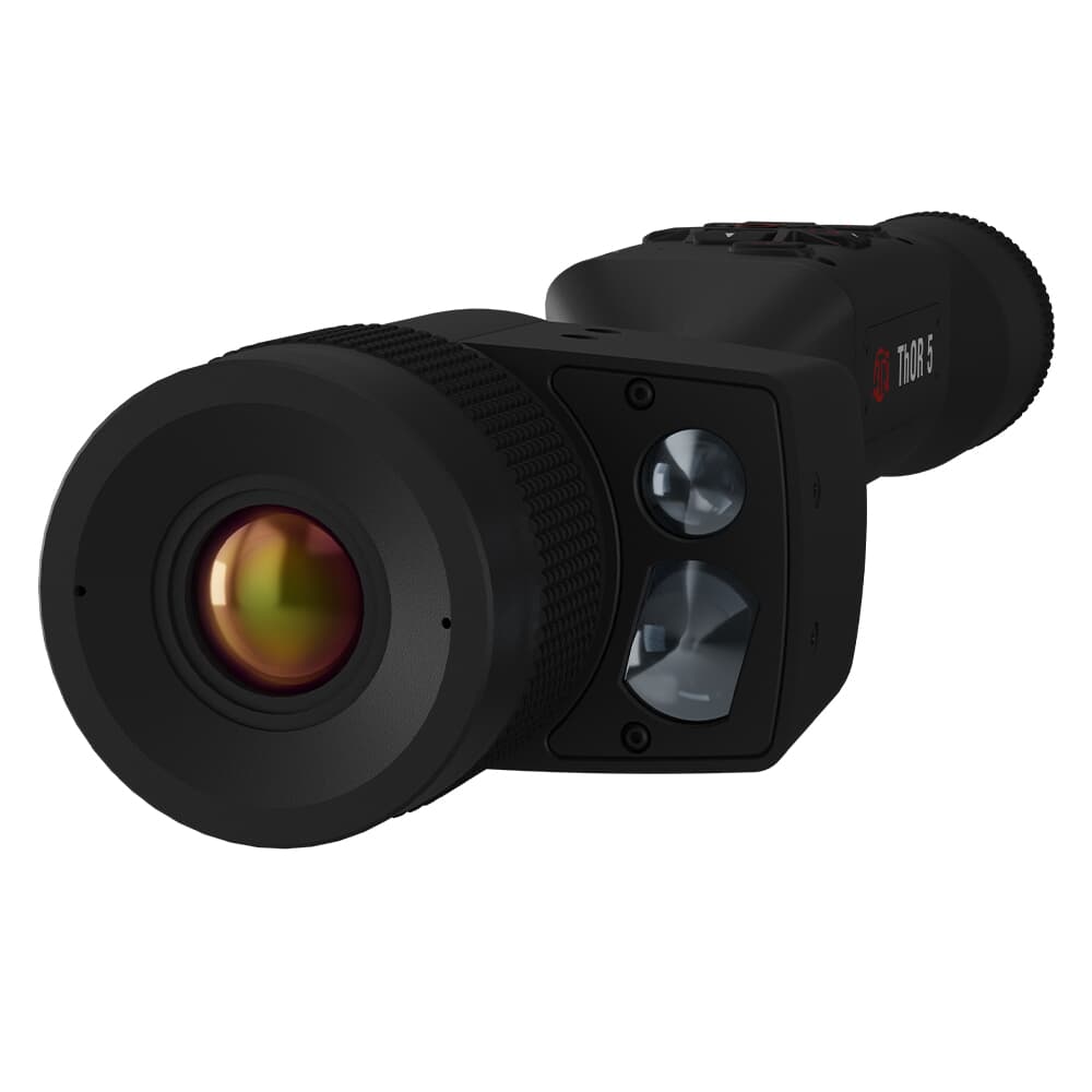 ATN ThOR 5 640x480, 12 Micron Thermal Imaging Riflescope with Laser Rangefiner, Full HD Video, Wi-Fi, Ballistic Calculator, &amp; More