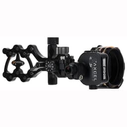 AXCEL Archery ArmorTech Lite Sight 41mm Scope 4pin .019 Non-Dampened Fixed Mount Black Bow Sight AALF-N419-4BK