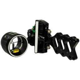 AXCEL AccuHunter Plus Slider 41mm Scope, "T", Rheostat Cover, Torque Ind., Crosshair Non-Dampened 1-Pin .019 Grn Fiber Blk Bow Sight ACHP-N119-4GB