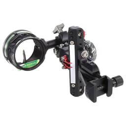 AXCEL Archery LANDSLYDE Slider Picatinny Mount w/AVX-41 Scope Single-Pin .019 Green Fiber Black Bow Sight ALND-P119-4GB