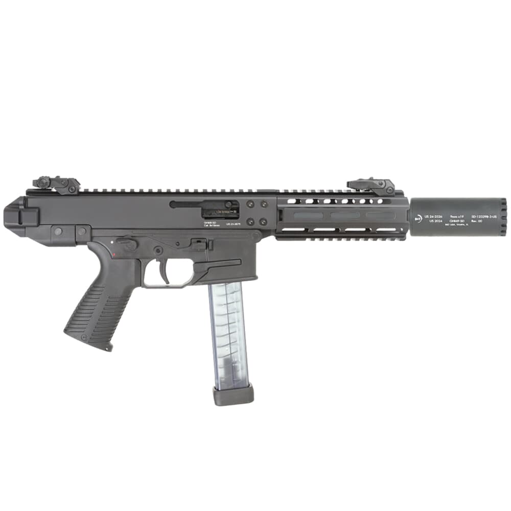 B&amp;T GHM9 SD Gen 3 9mm Standard Lower Integrally Suppressed Pistol BT-450002-SD-US-KIT