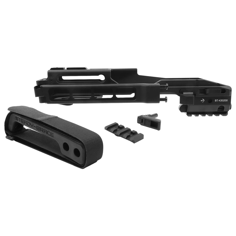 B&T USW-G Conversion Kit for Glock 17/19 w/Rail & A3 Tactical Side-Folding Brace BT-430200-A3