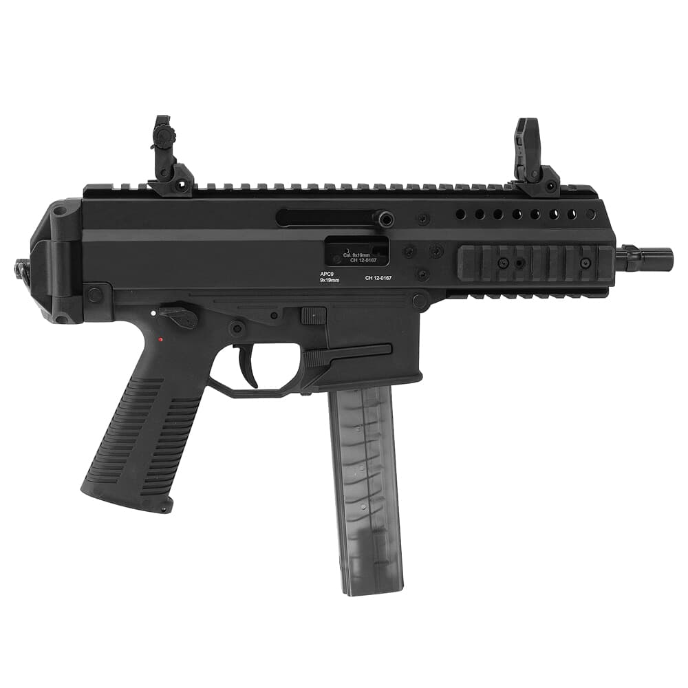 B&T APC9 Classic 9mm Pistol w/Pro-Version Flip-Up Sights, (1) 30rd Mag, Cleaning Kit, Sling, and Case BT-36016-Classic