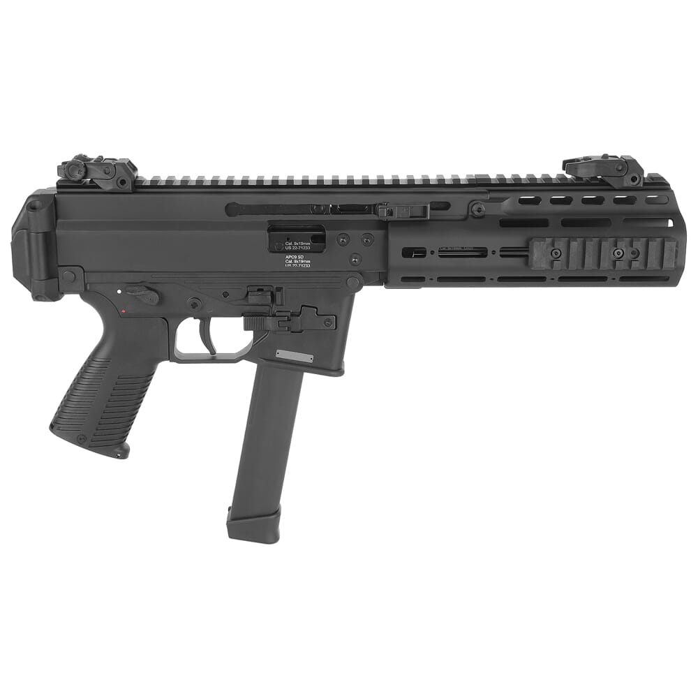 B&T APC9 PRO-G SD 9mm Black Pistol w/Glock Lower BT-36046-G