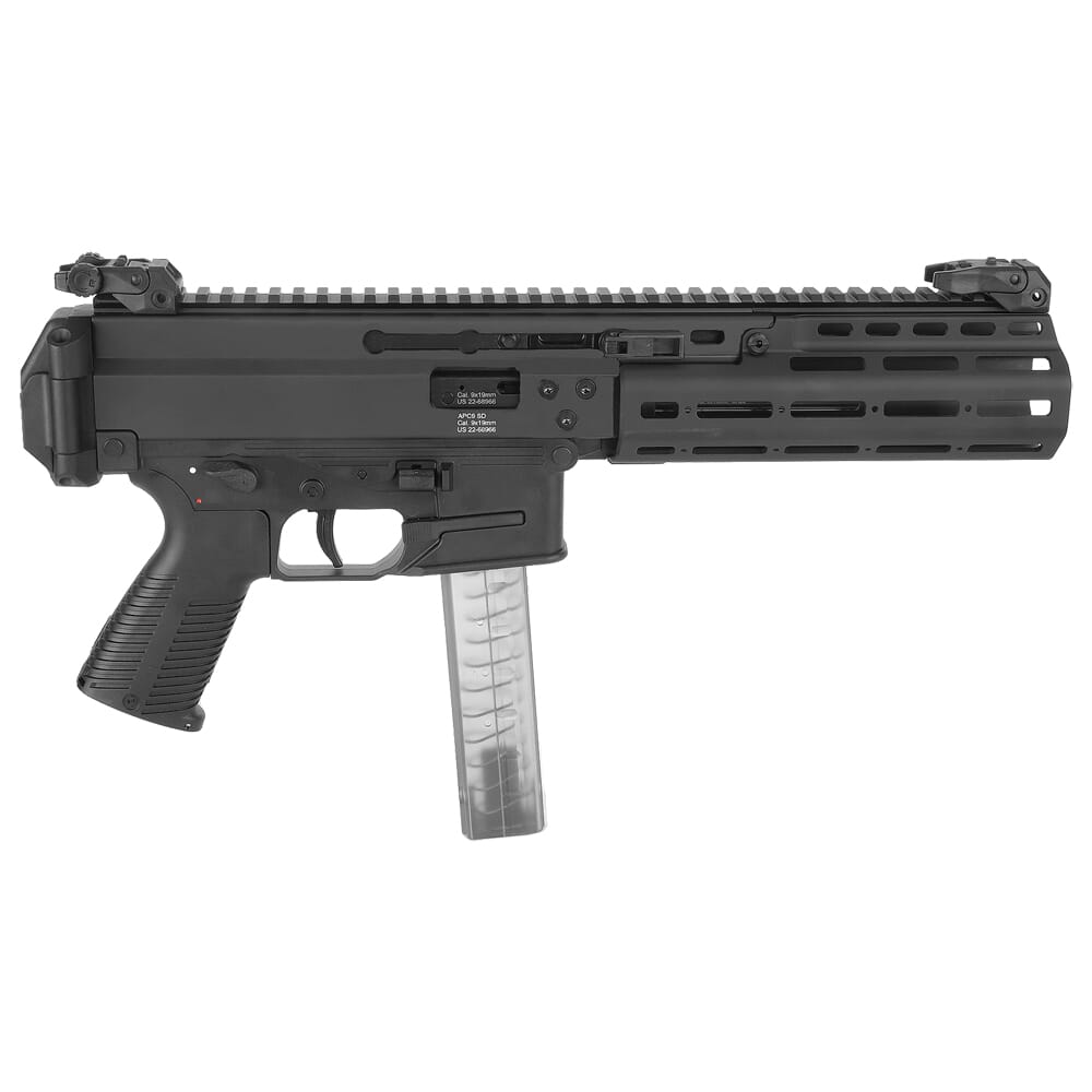 B&T APC9 PRO SD 9mm 5.74" Bbl 30rd Pistol w/Compact Supressor BT-36046-C