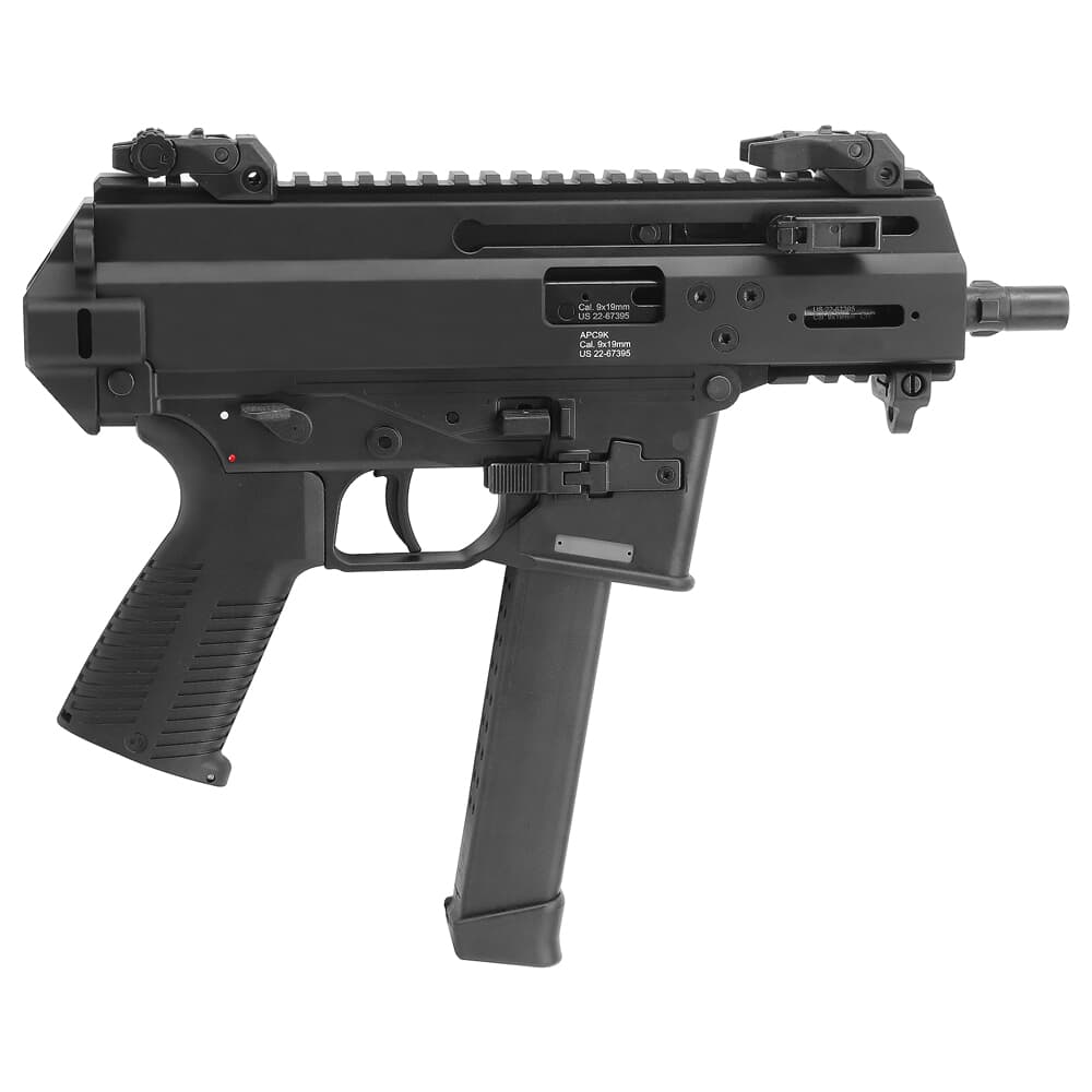 B&amp;T APC9K-G PRO 9mm 4.3&quot; 1:10&quot; 1/2x28 Bbl Tailhook-Ready Pistol w/Glock Lower BT-361765-02-G