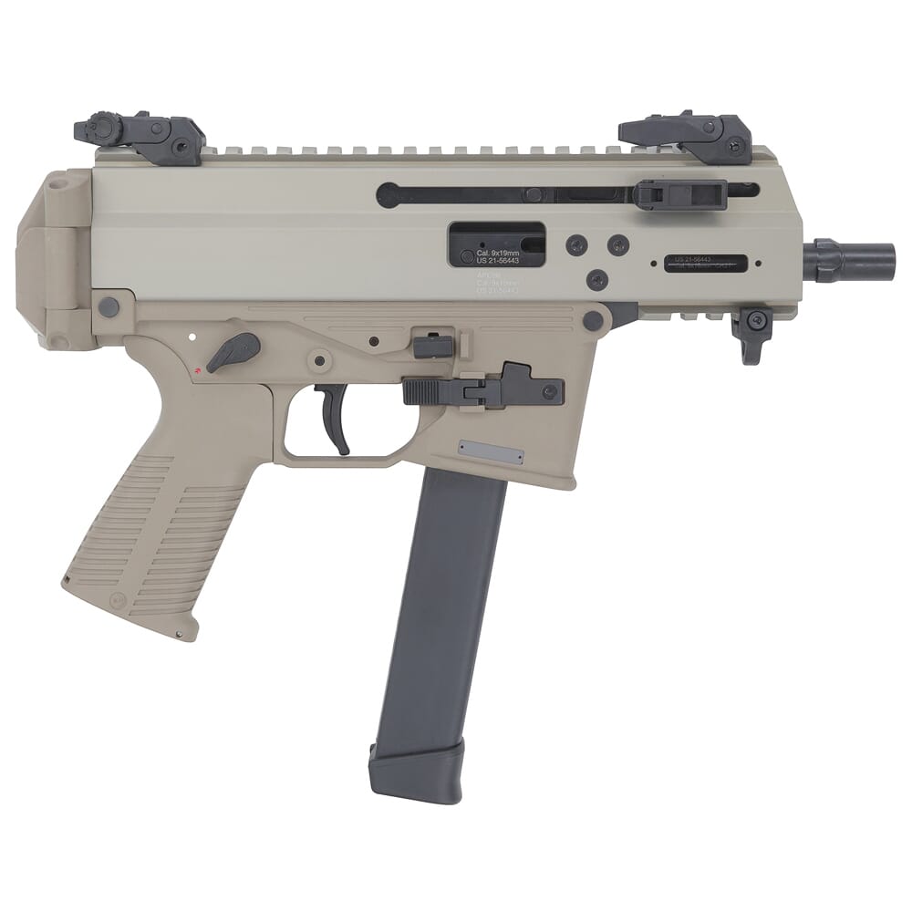 B&T APC9K PRO 9mm Coyote Tan Pistol w/Glock Lower BT-36045-G-CT