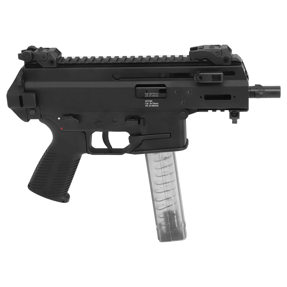 B&T APC9K PRO 9mm 4.3" 1:10" 1/2x28 Bbl Tailhook-Ready Pistol BT-361675-02