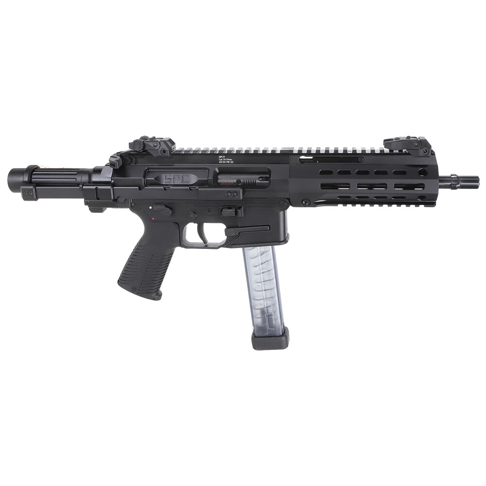 B&amp;T SPC9 9mm Black Pistol w/Telescopic Brace Adapter BT-500003-TB-US