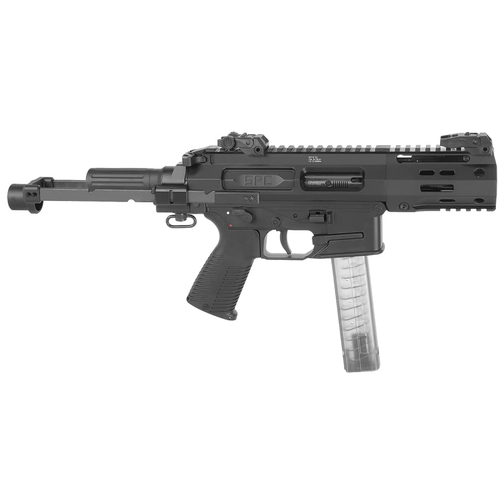 B&amp;T SPC9 9mm SD Black Pistol w/Telescopic Brace Adapter (NFA) BT-500003-SD-TB-US