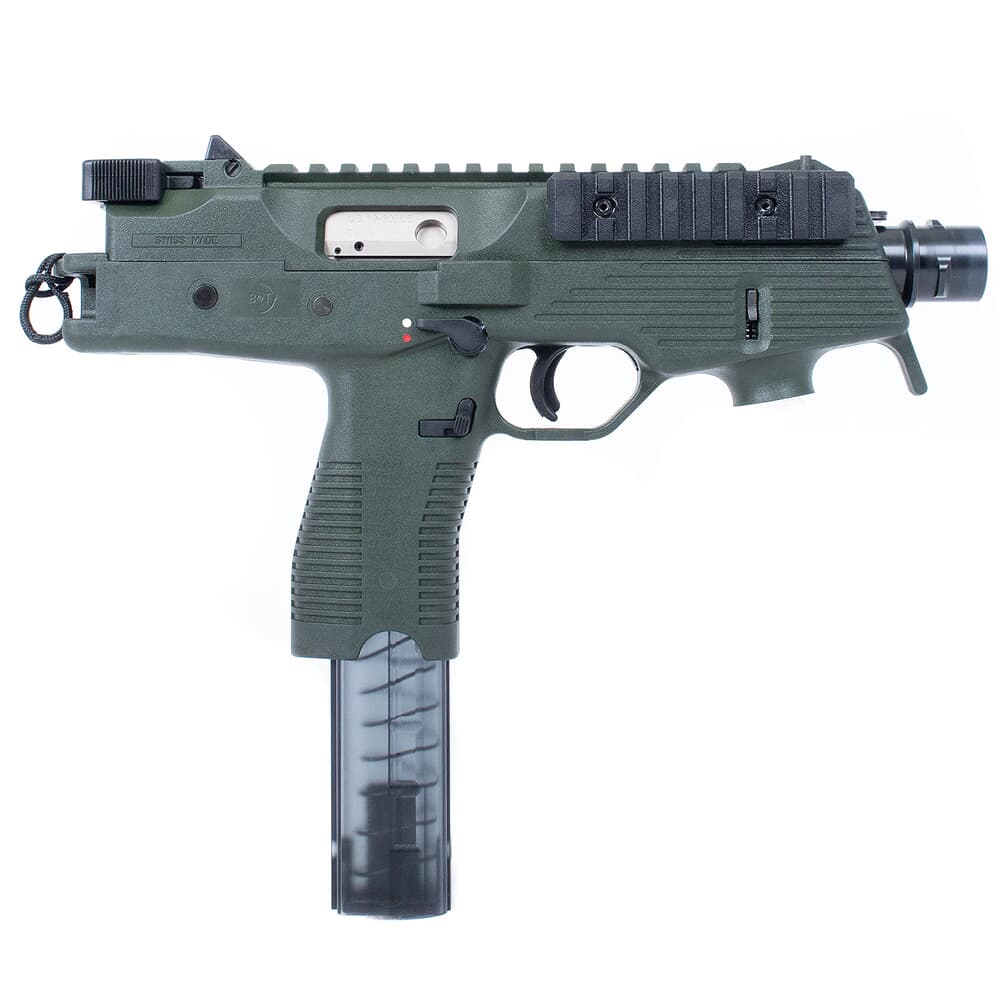 B&amp;T TP9-N 9mm 5&quot; Bbl Semi-Auto Tactical 30rd OD Green Pistol BT-30105-N-US-OD