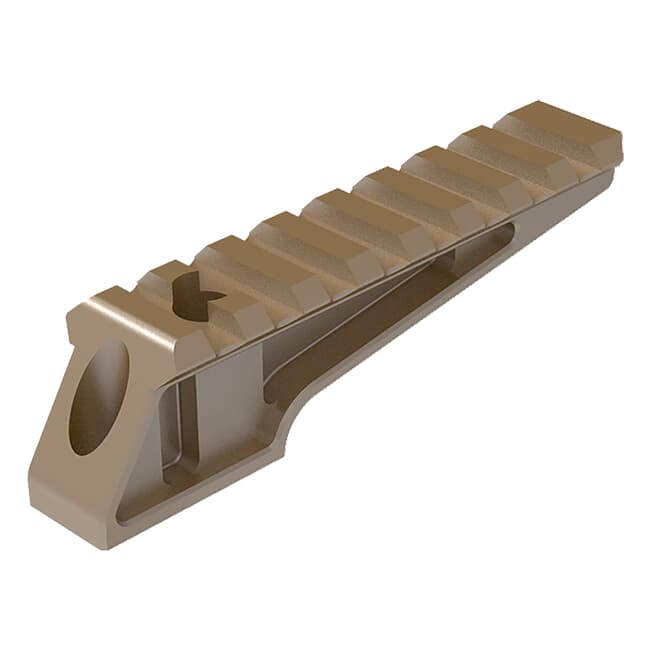 Badger Ordnance Condition One Coaxial Laser Integration Fixture (CLIF) 8 Slot Rail Tan 700-20