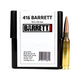 Barrett Ammo .416 Barrett CEB 452 Gr MTAC Box of 10 17222