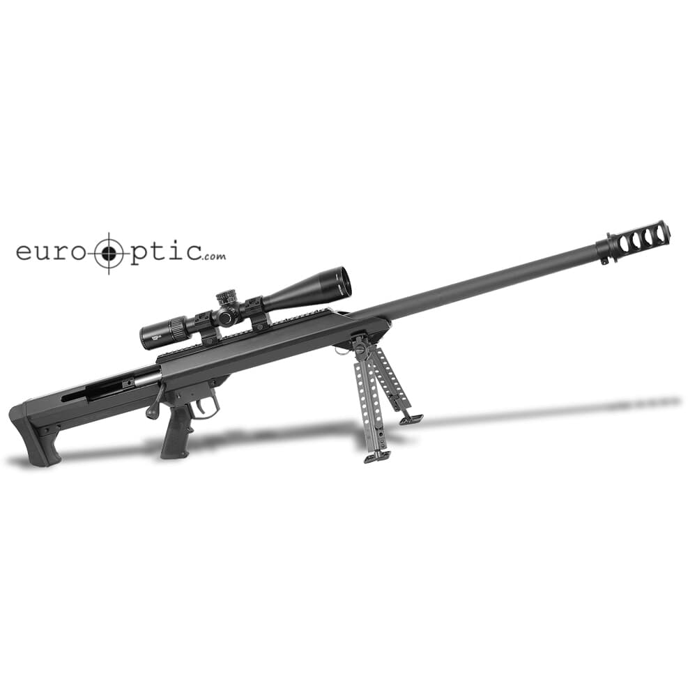 Barrett M99 .416 Pkge Black 32" Heavy Bbl Rifle w/ Vortex Viper PST 5-25x50 FFP EBR-2C MRAD Scope, QDL Brake, and 30mm Zero-Gap Rings 18730