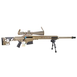 Barrett MK22 MOD 0 PSR .300 Norma Mag SOCOM Coyote Brown 26" Fluted Bbl 1:8" Sniper Rifle Kit w/Leupold 7-35x56mm w/T3 Reticle & Contract Mount 19505