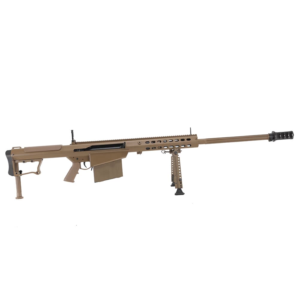 Barrett M107 A1 50 BMG 29" Mud Brown USED Rifle w/ (1) Mag, Bipod, Monopod, and Case 13313