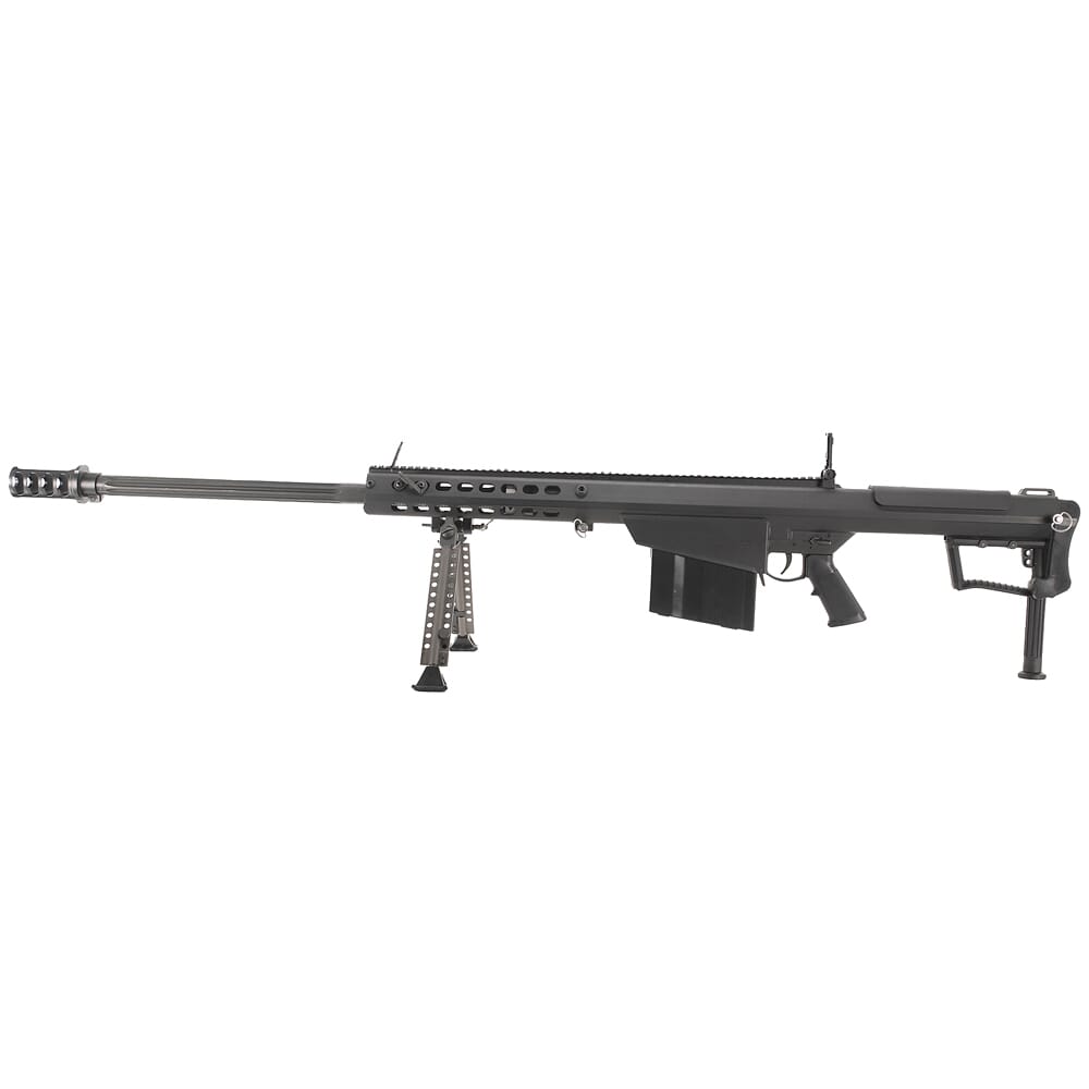 Barrett M107A1 .50 BMG Semi-Auto Rifle System Black Receiver Black 29 ...