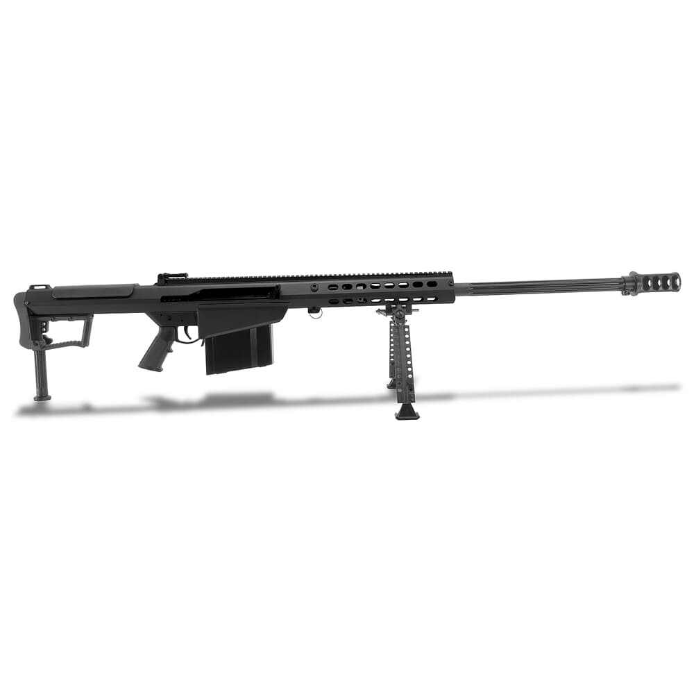 Barrett M107A1 .50 BMG Semi-Auto Black Rifle w/ Hydraulic Buffer System and Black 29&quot; Fluted Bbl 18059