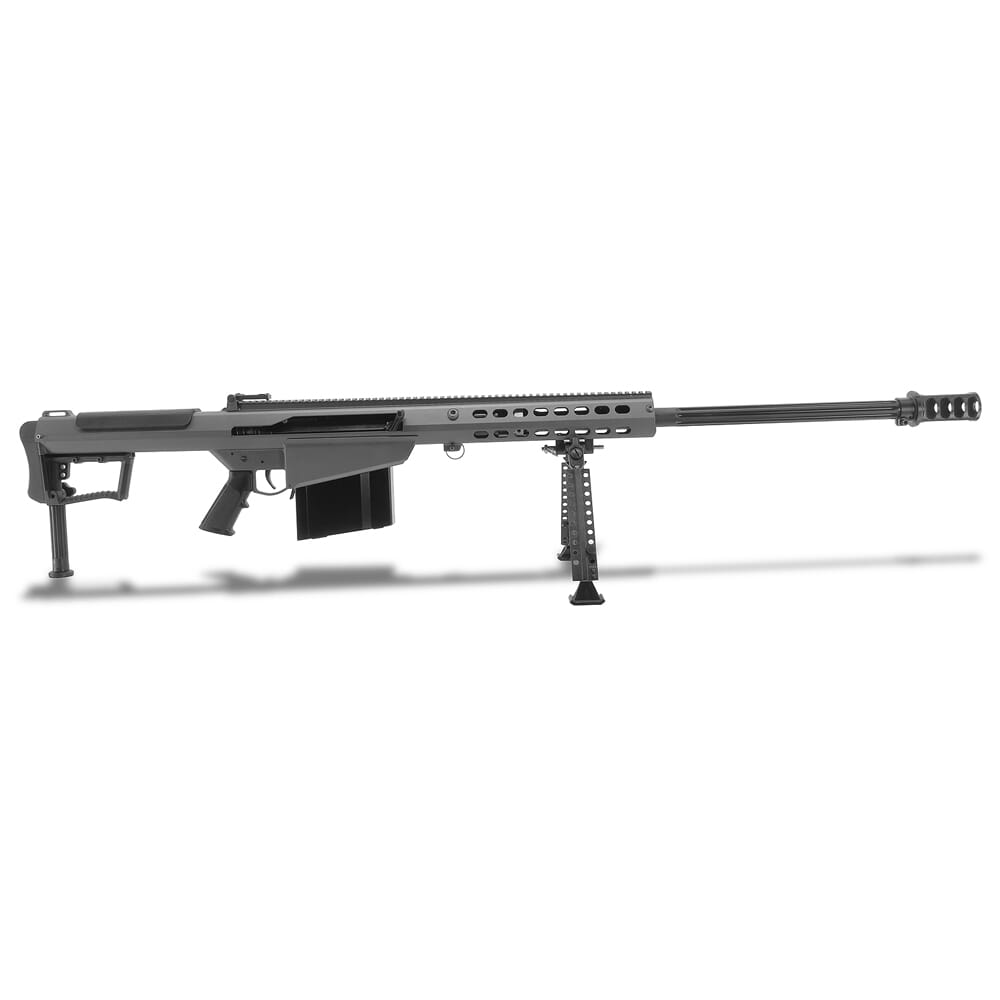 Barrett M107A1 .50 BMG Semi-Auto Grey Rifle w/ Hydraulic Buffer System and Black 29" Fluted Bbl 18067