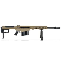 Barrett M107A1 .50 BMG Semi-Auto FDE Rifle w/ Hydraulic Buffer System and Black 20" Fluted Bbl 18066