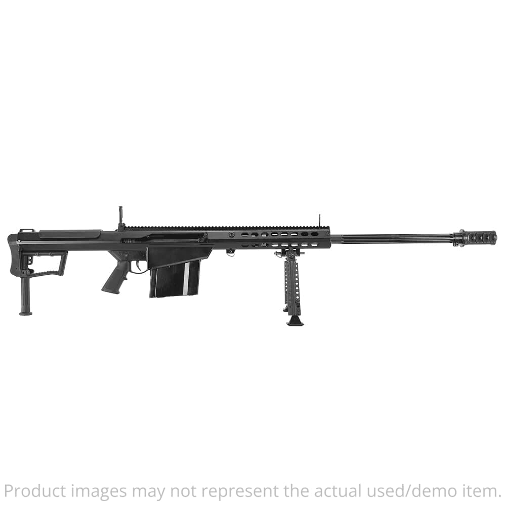 Barrett M107A1 Military Deployment Kit 50 BMG BLK USED Rifle w/ Tool Kit, Cleaning Kit, Spare Parts Kit, (4) 10rd Mags and Case 14695