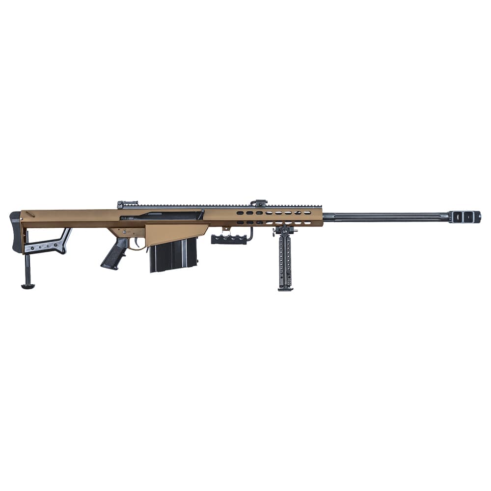 Barrett 82A1 416 Barrett Coyote Brown 29&quot; Fluted Bbl Rifle w/ 10Rd Magazine and Pelican Case 18861