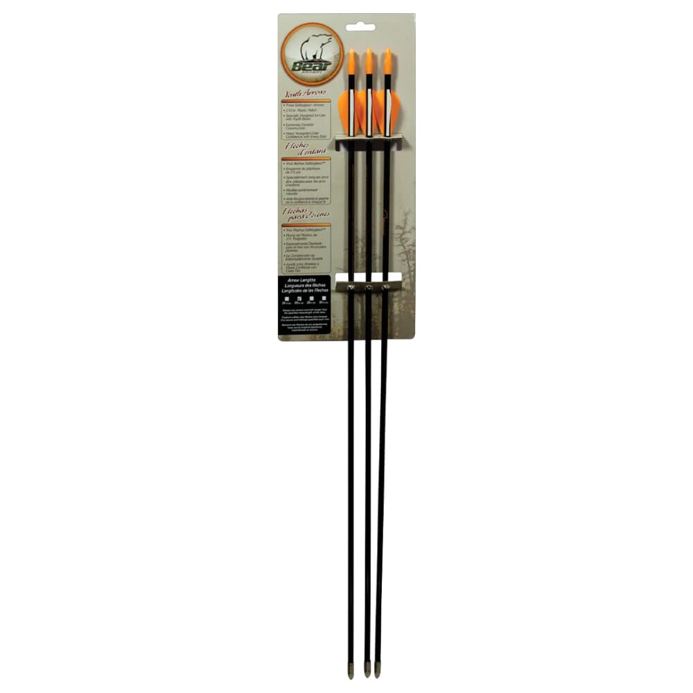 Bear Safetyglass 3-Card 26&quot; Youth Arrows A1026