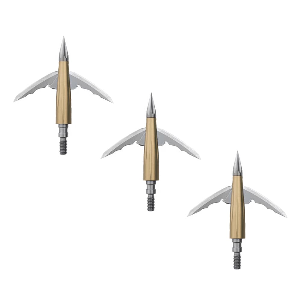 Beast Broadheads 2.0&quot; - 125 grain Titanium (3 PACK) TI-3PACK-125g-2.0in