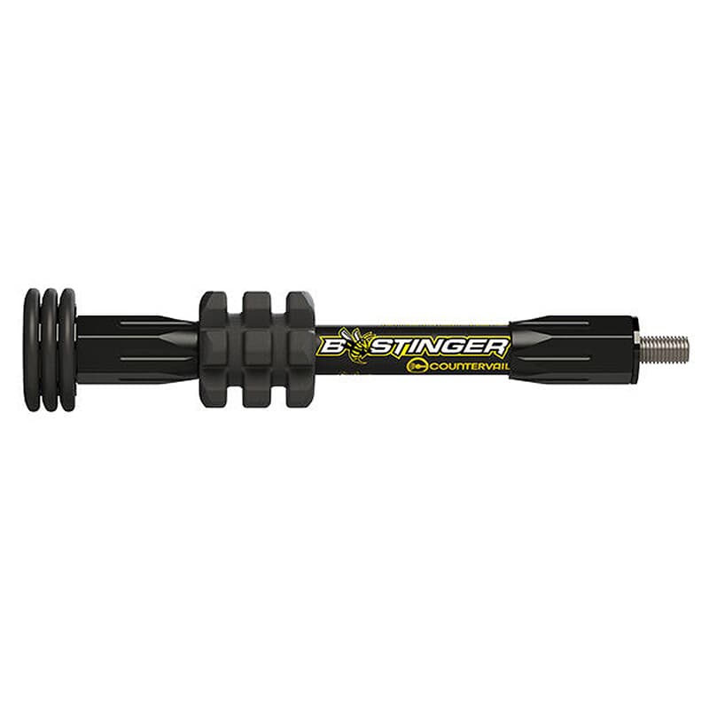 Bee Stinger MicroHex 6&quot; Matte Black Stabilizer MHX06MB
