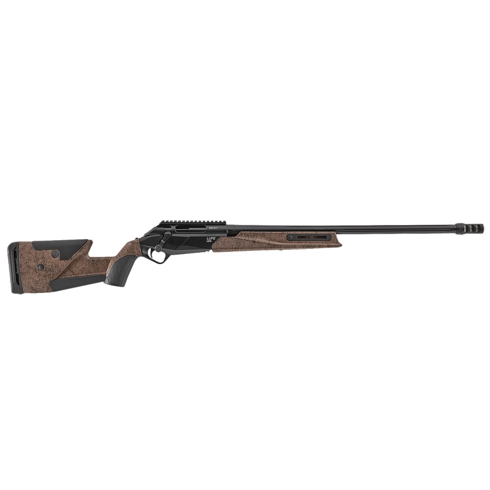 Benelli Lupo HPR .338 Lapua Mag Matte Black BE.S.T. Brown w/Black Webbing Bolt-Action Rifle 15609